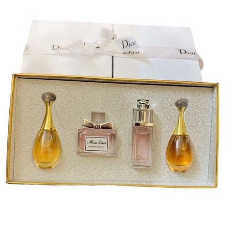 christian dior paris gift set|christian dior perfume miniature sets.